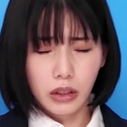 ここで撮影した写真を貼れば絶対合格するというピストンバイブ証明写真ボックス リクルートスーツの女子大生がどんなに突かれても笑顔をキープ 来訪者M.Wさん