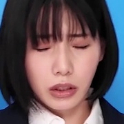 ここで撮影した写真を貼れば絶対合格するというピストンバイブ証明写真ボックス リクルートスーツの女子大生がどんなに突かれても笑顔をキープ 来訪者T.Rさん